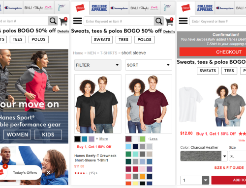 IO helps Hanes delivery responsive mobile redesign